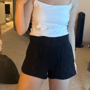 Athleta Women's High Waist Black Shorts